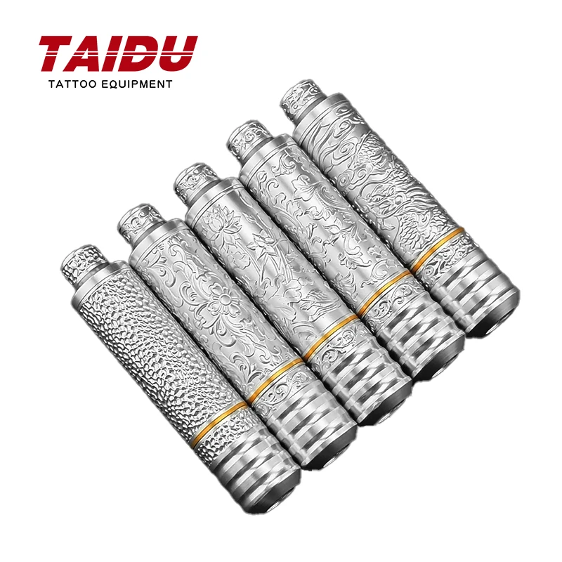 Рельефная тату-машинка TAIDU из алюминиевого сплава тату-ручка полный набор