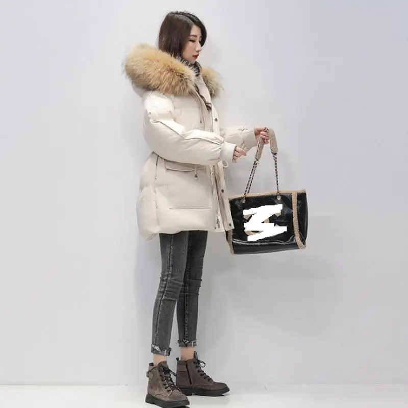 Women's Cotton 2022 Winter Solid Colour Loose Women's Down Jacket Cotton Jacket Warm Korean Version Of Fashion Women's Jacket
