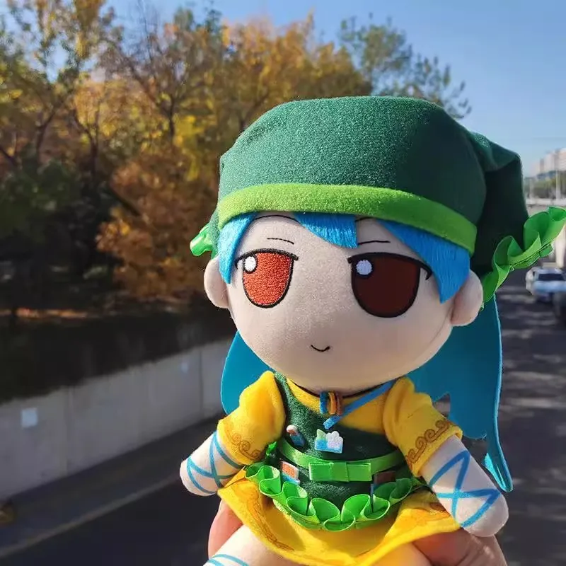 Touhou Project Haniyasushin Keiki Fumo 20 см плюшевая игрушка аниме мягкая сидячая кукла фигурка