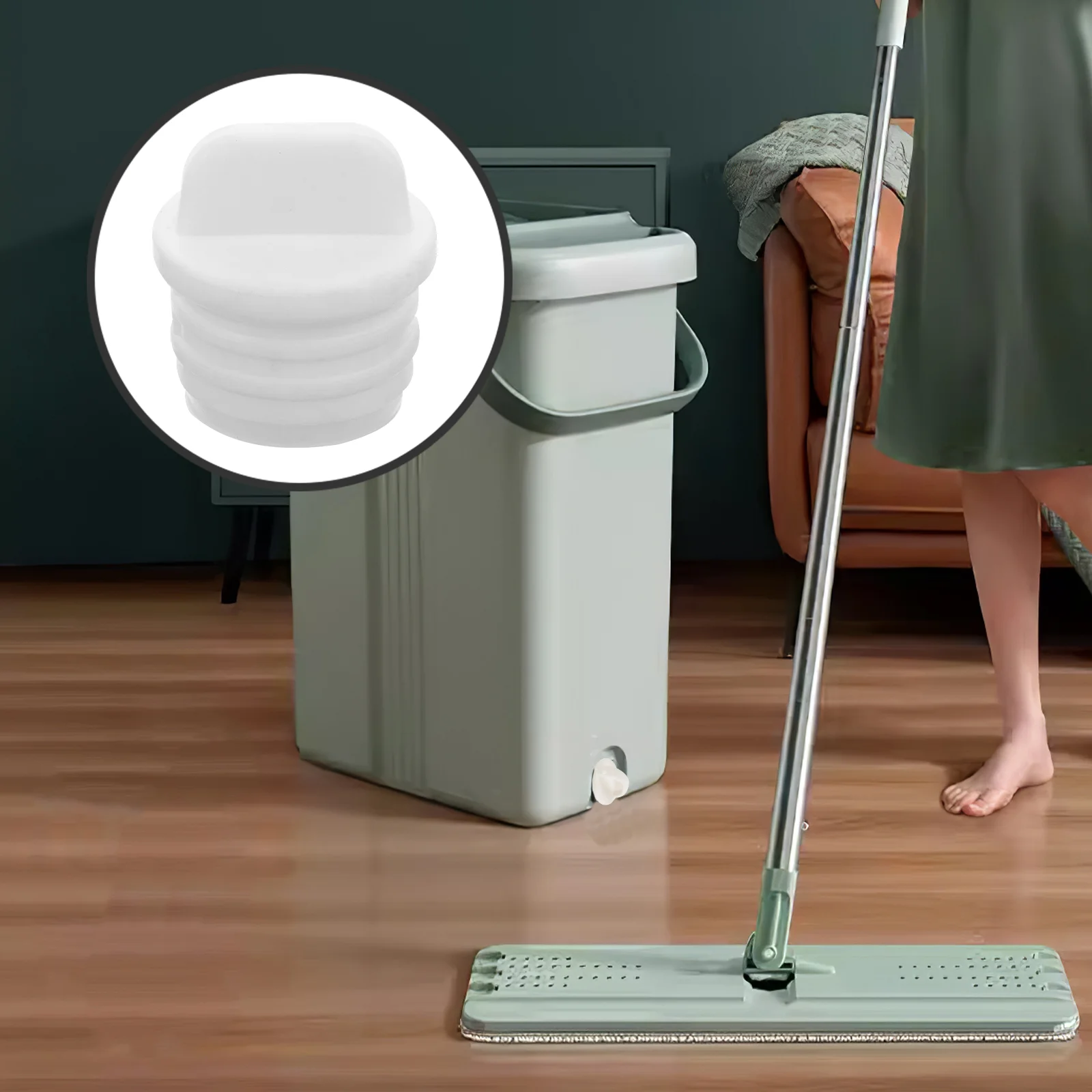 Пробка ведра для швабры резиновая уплотнительная заглушка маленькая