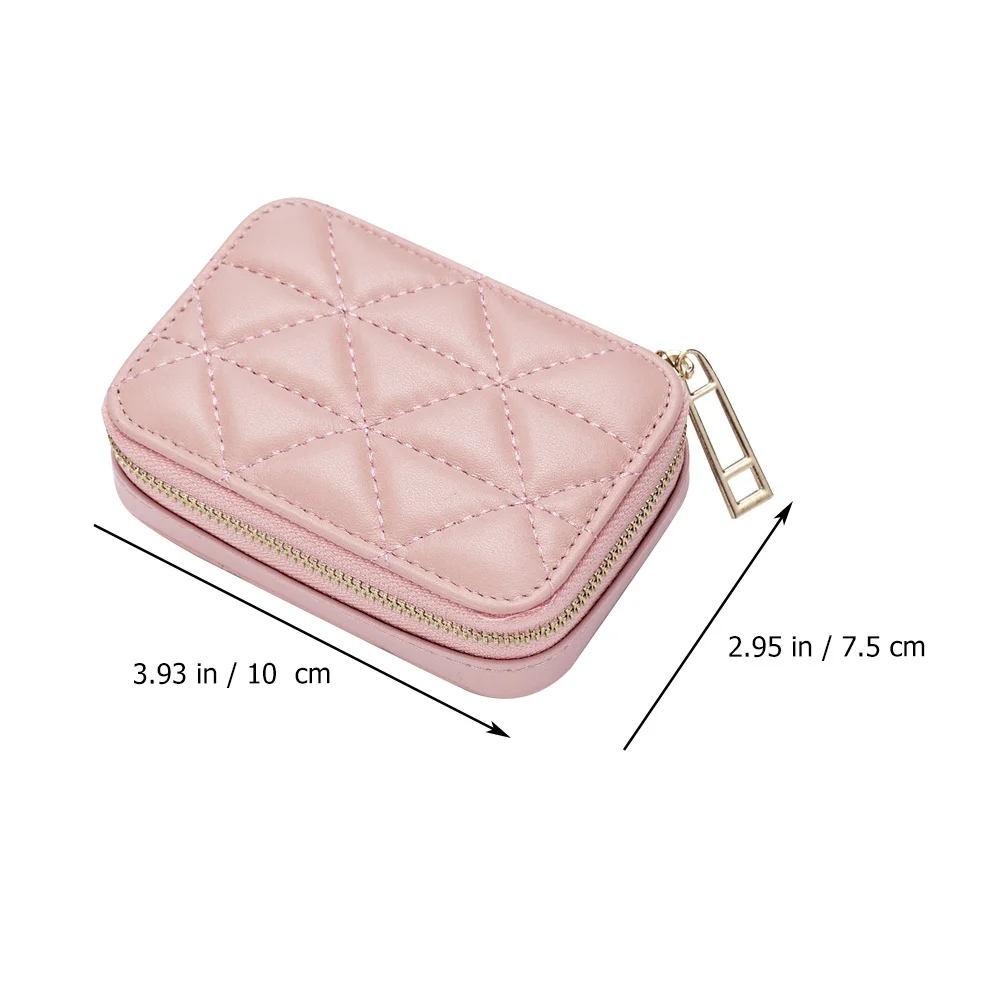 Сумка для губной помады косметички небольшая сумка хранения блестящая коровья