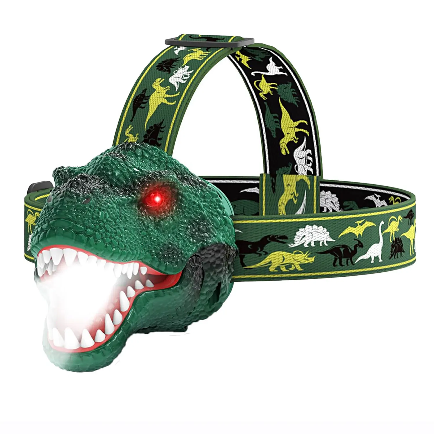 

Налобный фонарь-динозавр T-Rex для детей