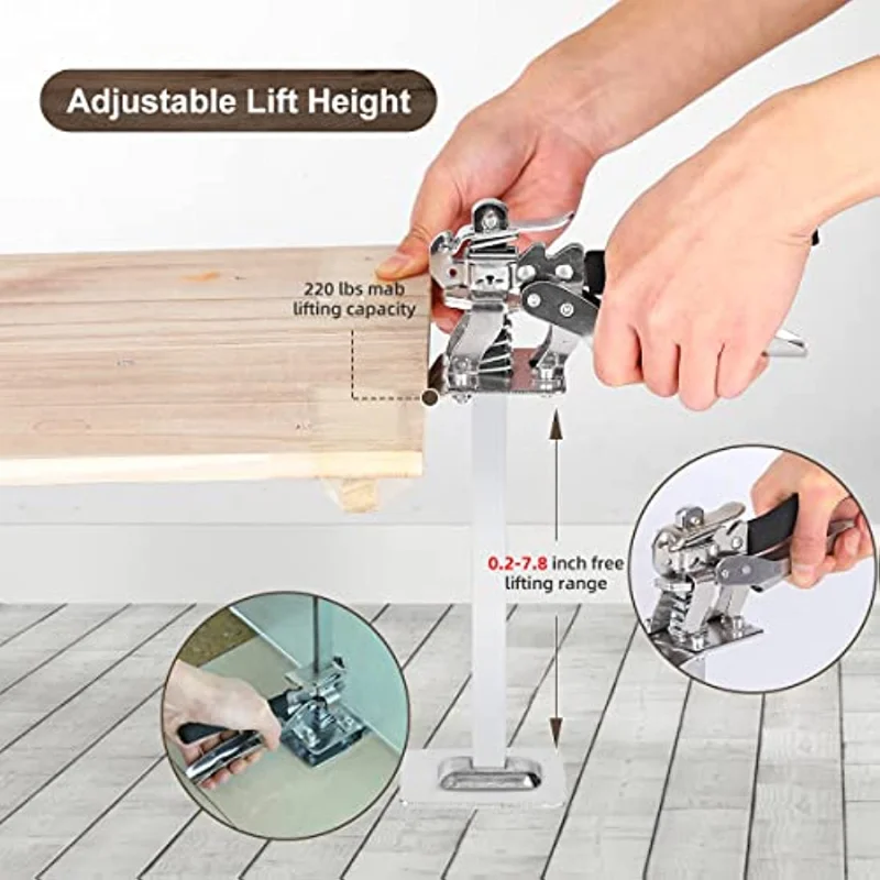 Labor-Saving Handle, Arm Tool Lift Wall Tile Locator,Load-BearingLever Arm Lifter for Installing Cabinets,Doors,Appliance,Tiles enlarge