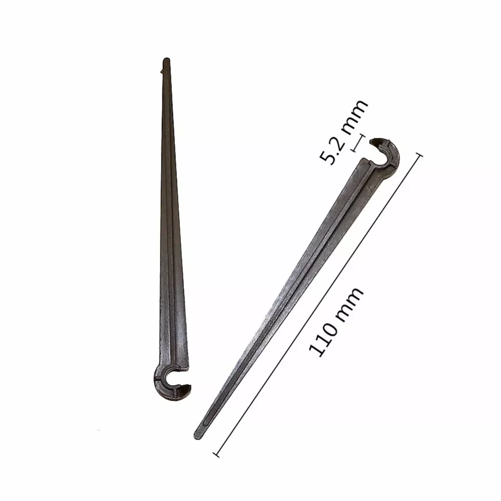 

New 10Pcs 4/7mm Capillary Hose Bracket "C" Shape 4/1" Pipe Tube Fixed Holder Micro-Spray Drip Irrigation Dripper Stand Watering