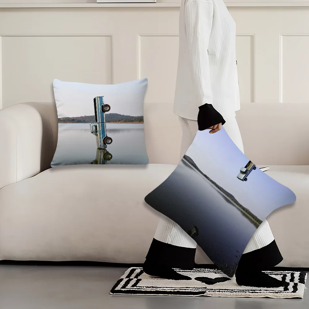 Signer F-1 T-Trillion Pillow Case Square Cushion Room Bedroom Headboard Sofa Living Backrest Car Accessories Nap Time