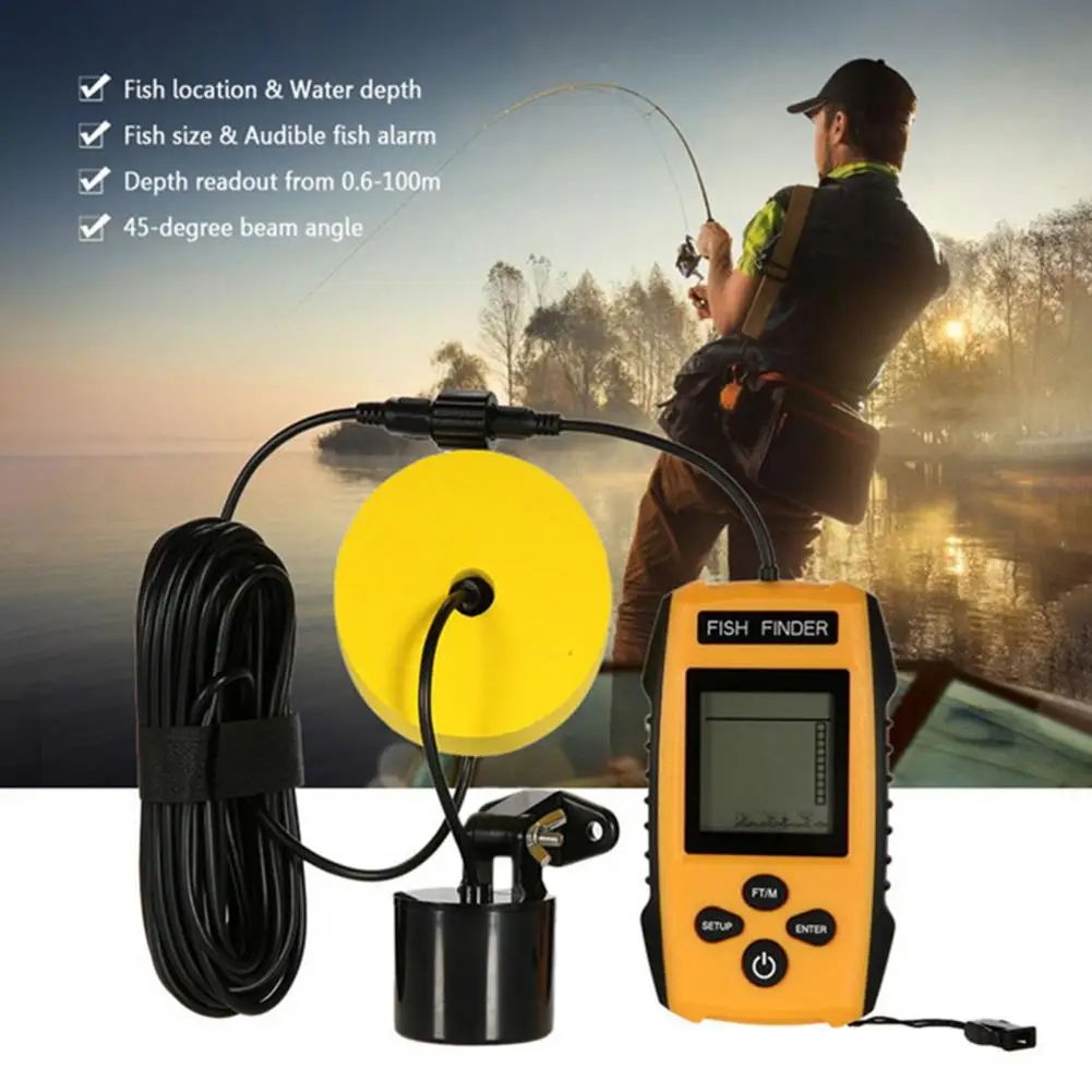 

1 Set Fish Finder Wireless Anti-rust Helpful Digital Display Fishing Tool for Sporting Fish Finder Fishing Tools