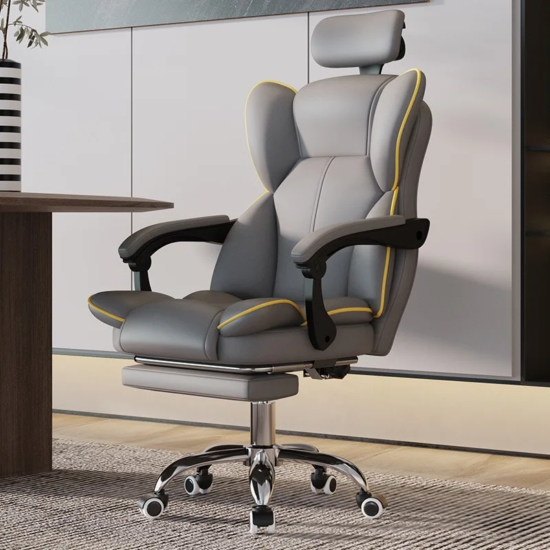 Noridc-silla giratoria para Oficina y dormitorio, escritorio ergonómico con reposapiés, muebles modernos...