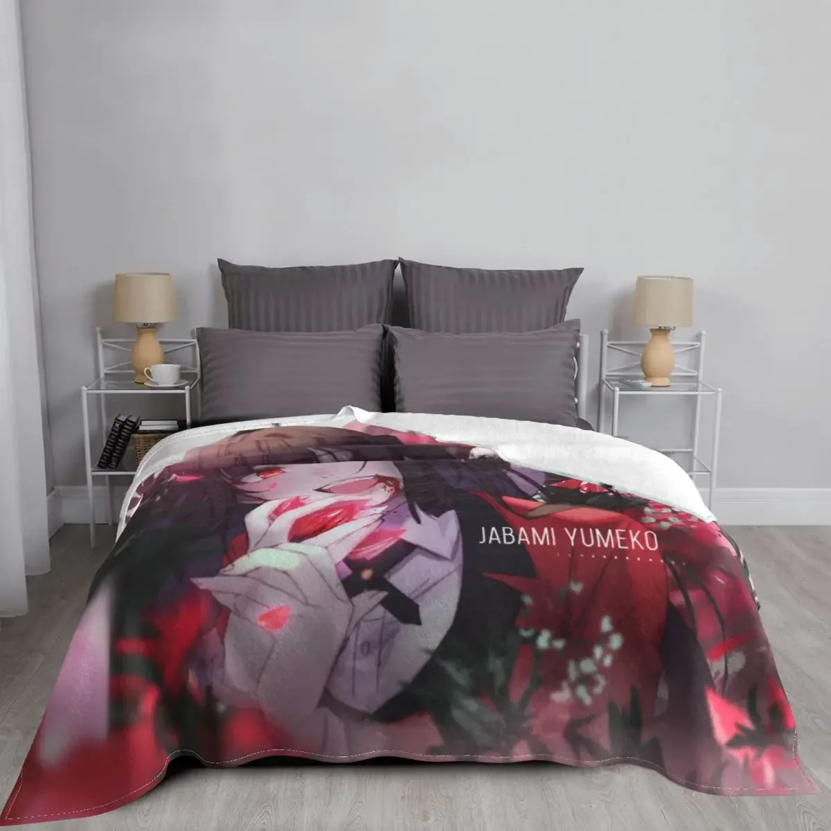 Kawaii Jabami Yumeko одеяло покрывало Kakegurui японское аниме шерстяное летнее освещение
