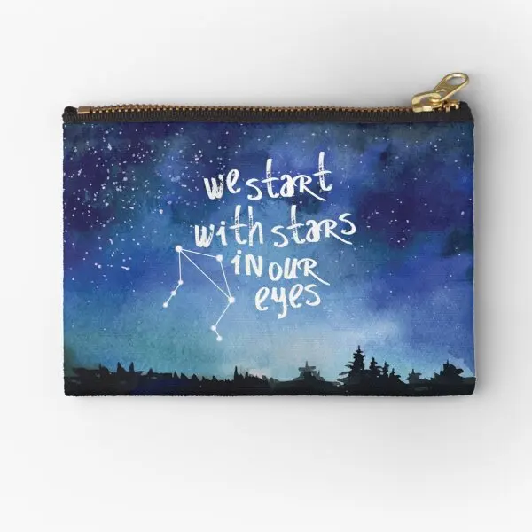 

Stars In Our Eyes Libra Zipper Pouches Packaging Pocket Coin Cosmetic Small Men Key Socks Pure Storage Bag Underwear Wallet