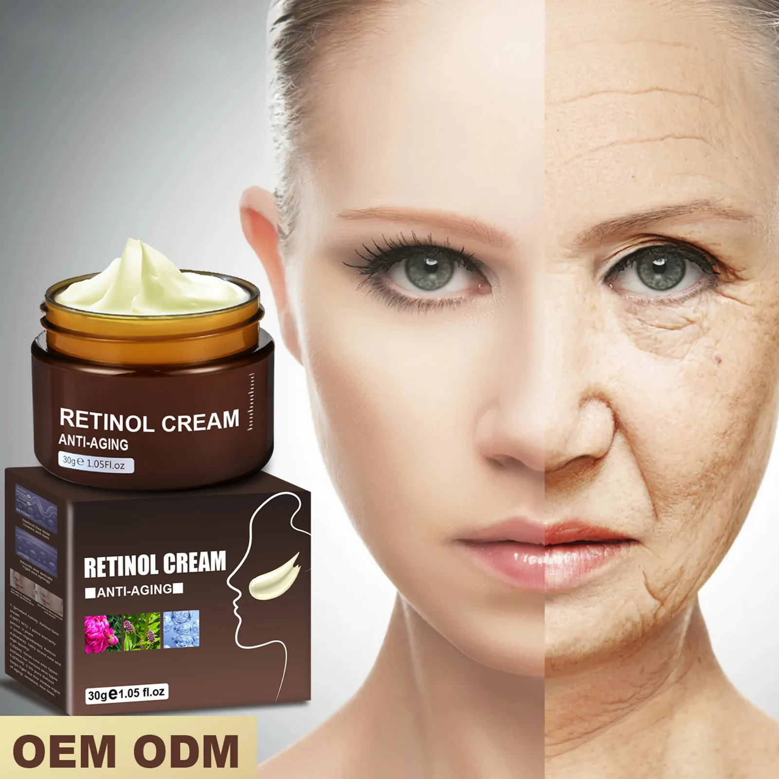 

Face Cream Anti-Aging Repair Retinol Facial Cream Lock In Water Vitamin Cream For Day And Night Perfect Gift For Women
