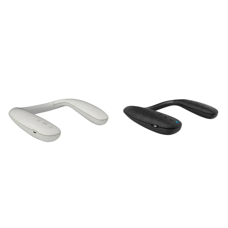 

Wireless Neckband Speaker Wearable Surround Sound Bluetooth Neck Speaker With Bass HD Voice Button For Game TV