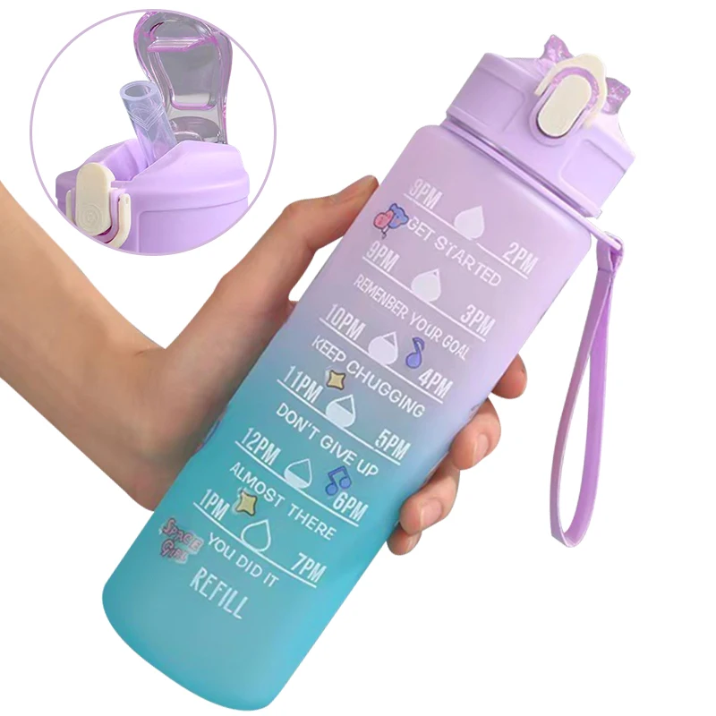 

Пластиковая бутылка для воды, для занятий спортом, фитнесом