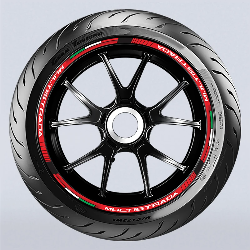 

Наклейки на обод мотоцикла для DUCATI MULTISTRADA V4 V4S, ступица колеса, безопасные светоотражающие наклейки для велосипедных аксессуаров, декоративные наклейки