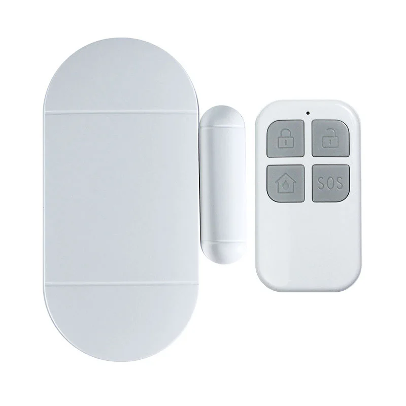 

130DB Wireless Door Window Entry Security Burglar Sensor Alarm PIR Magnetic Smart Home Garage System Remote Control Led