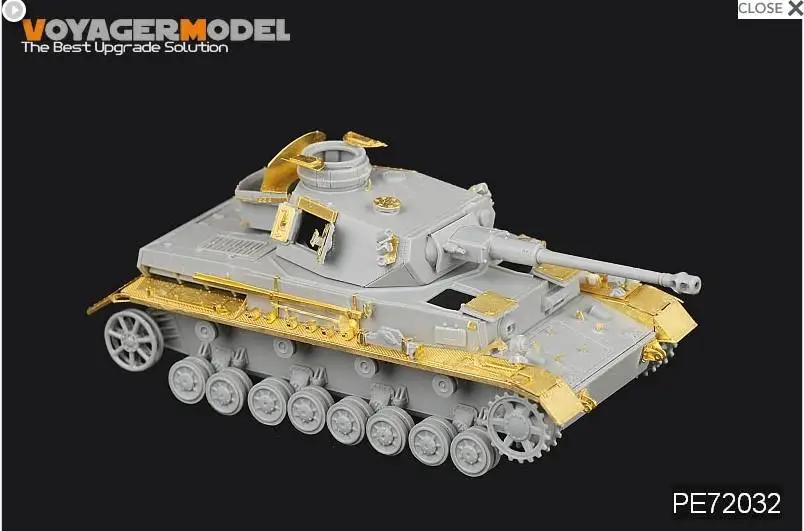 

VOYAGER PE72032 1/72 WWII German Pz.Kpfw.IV Ausf.F/G basic(For DRAGON7278)