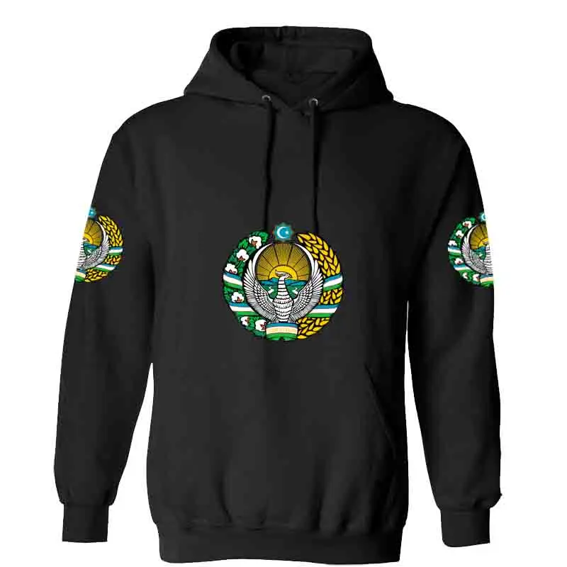

Uzbekistan Male Youth Pullover Custom Name Number Uzb Hoodie Nation Flag Uz Ozbekiston Uzbek Country Print Photo Clothes