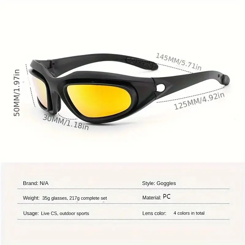 Пуленепробиваемые тактические очки профессиональные охотничьи противоударные