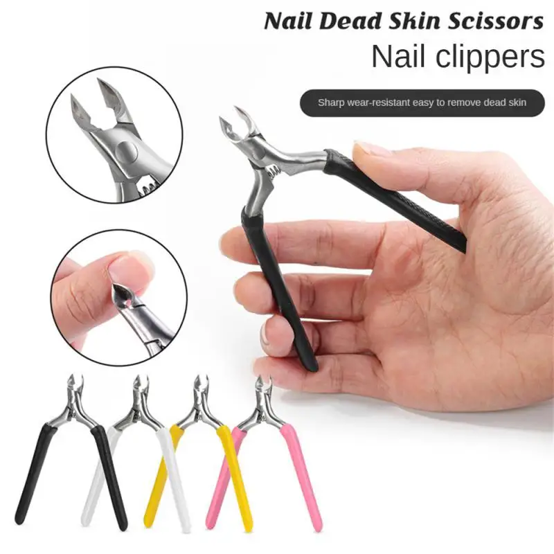 

Nail Art Cuticle Nippers Cutter Pliers Dead Skin Remover Manicure Clipper Scissor Pedicure Fingernail Trimming Tool