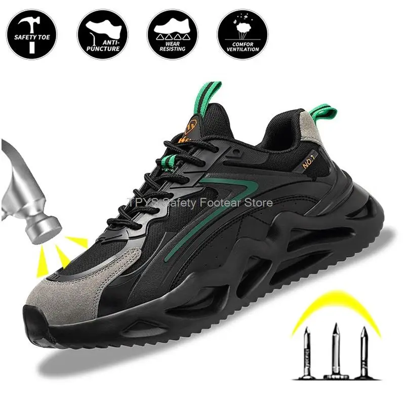 

Insulated 6kv Electrician Safety Shoes Men's Work Safety Boots Plastic Toe Working Sneakers Anti-stab Anti-smash Work Boots Men