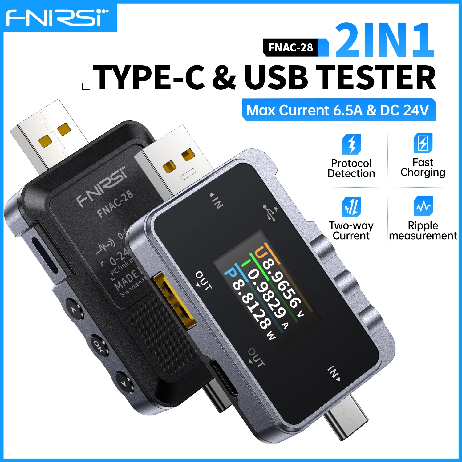 FNIRSI FNAC-28 USB-тестер