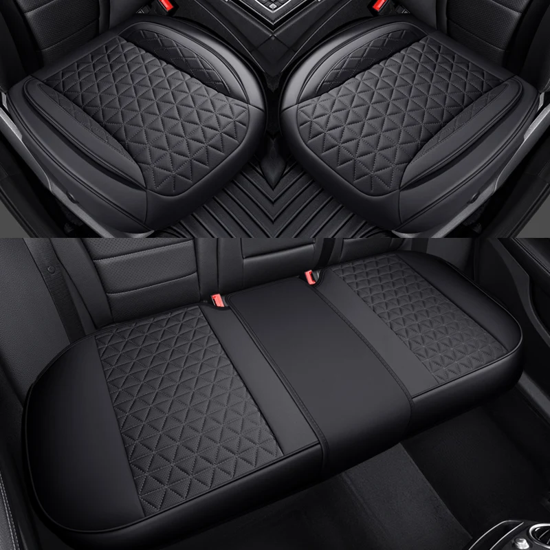 Full Coverage Pu Leather Car Seat Cover Cushion for VW Golf Passat CC Touran Tiguan Toureg Touareg T-ROC Auto Accessories