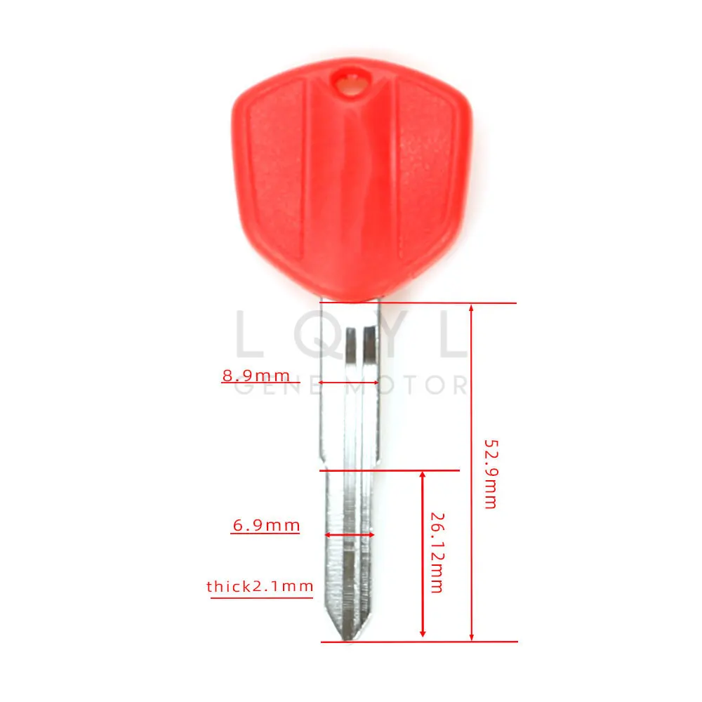 3 шт. новые заготовки ключа для мотоцикла