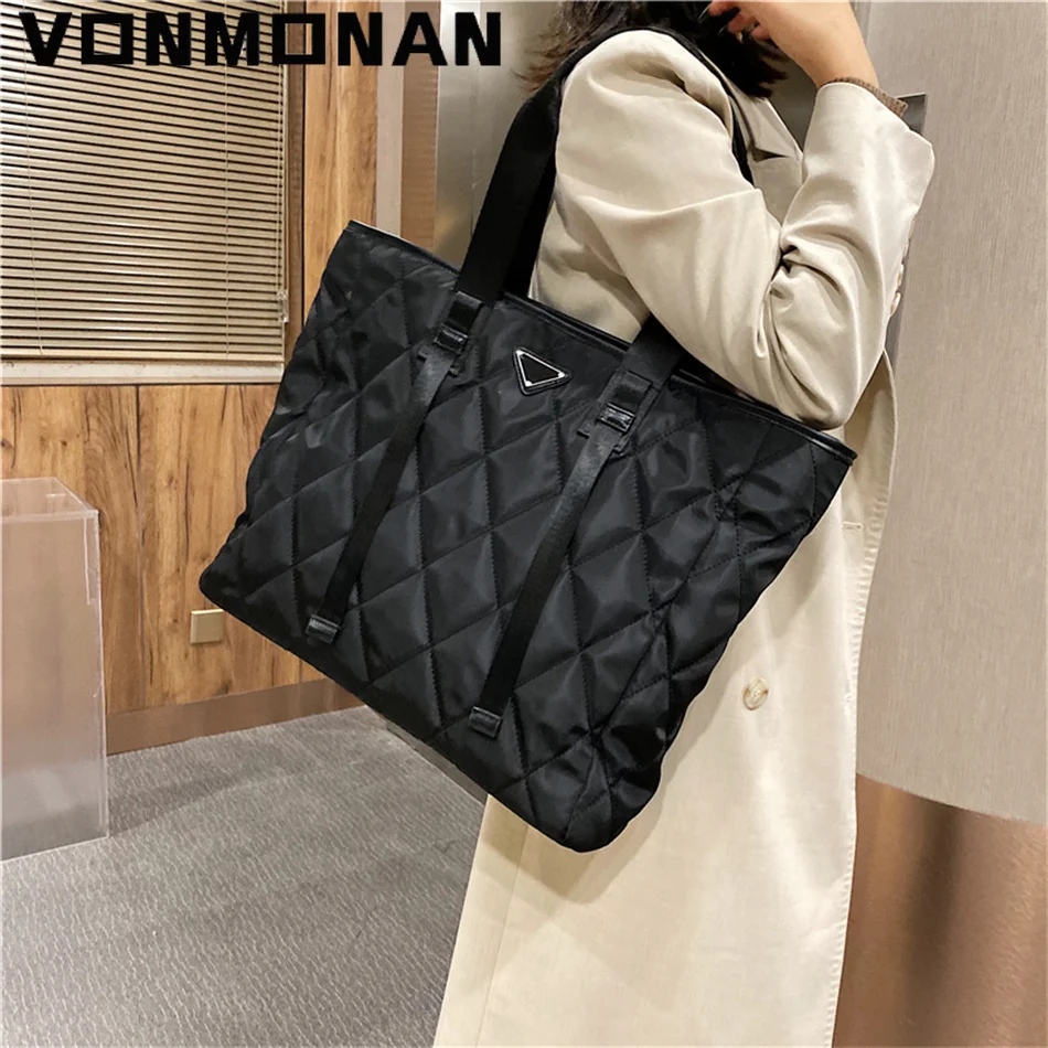 

Winter Large Shoulder Bags for Women 2023 Trend Tote Top-handle Shopper Bag Female Branded Handbags and Purses Nylon Sac A Main
