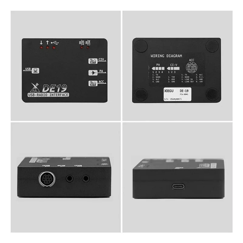 Фото Внешний адаптер расширения DE-19 с USB-интерфейсом для трансиверов XIEGU G90, G90S, G106, G106C, XPA125B №4