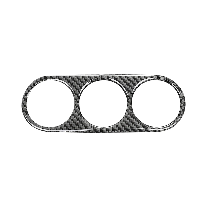 

Аксессуары для Mazda MX5 Miata 2009-2015, центральная консоль из углеродного волокна, панель переключателя переменного тока, наклейка на крышку