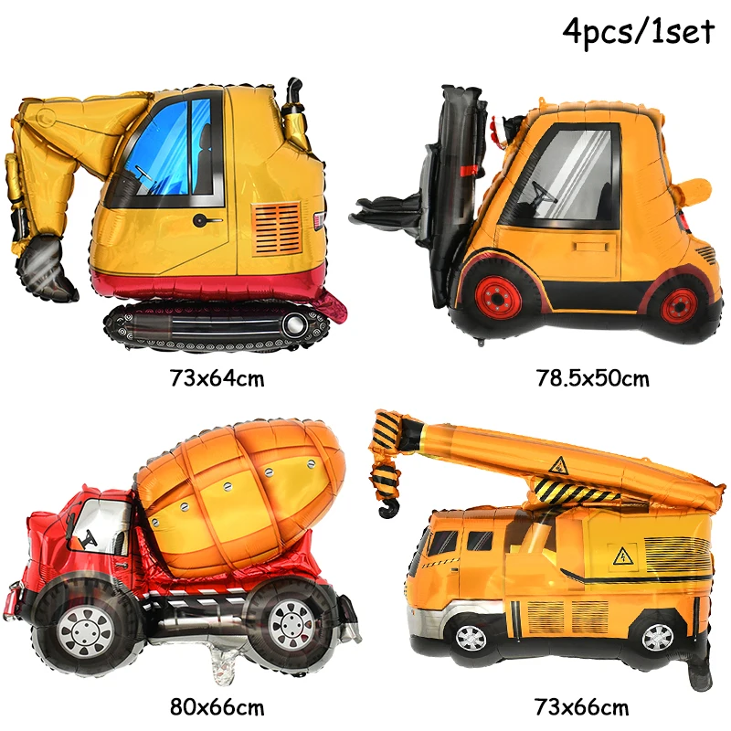 Строительные украшения для дня рождения
