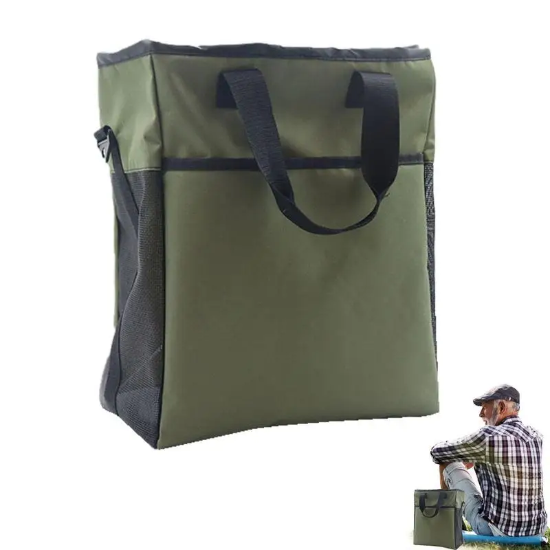 

Fishing Tackle Bags Water-Resistant Fishing Wader Bag Light Weight Mesh Tackle Bag With Multi Pockets For River Lake Sea Wading