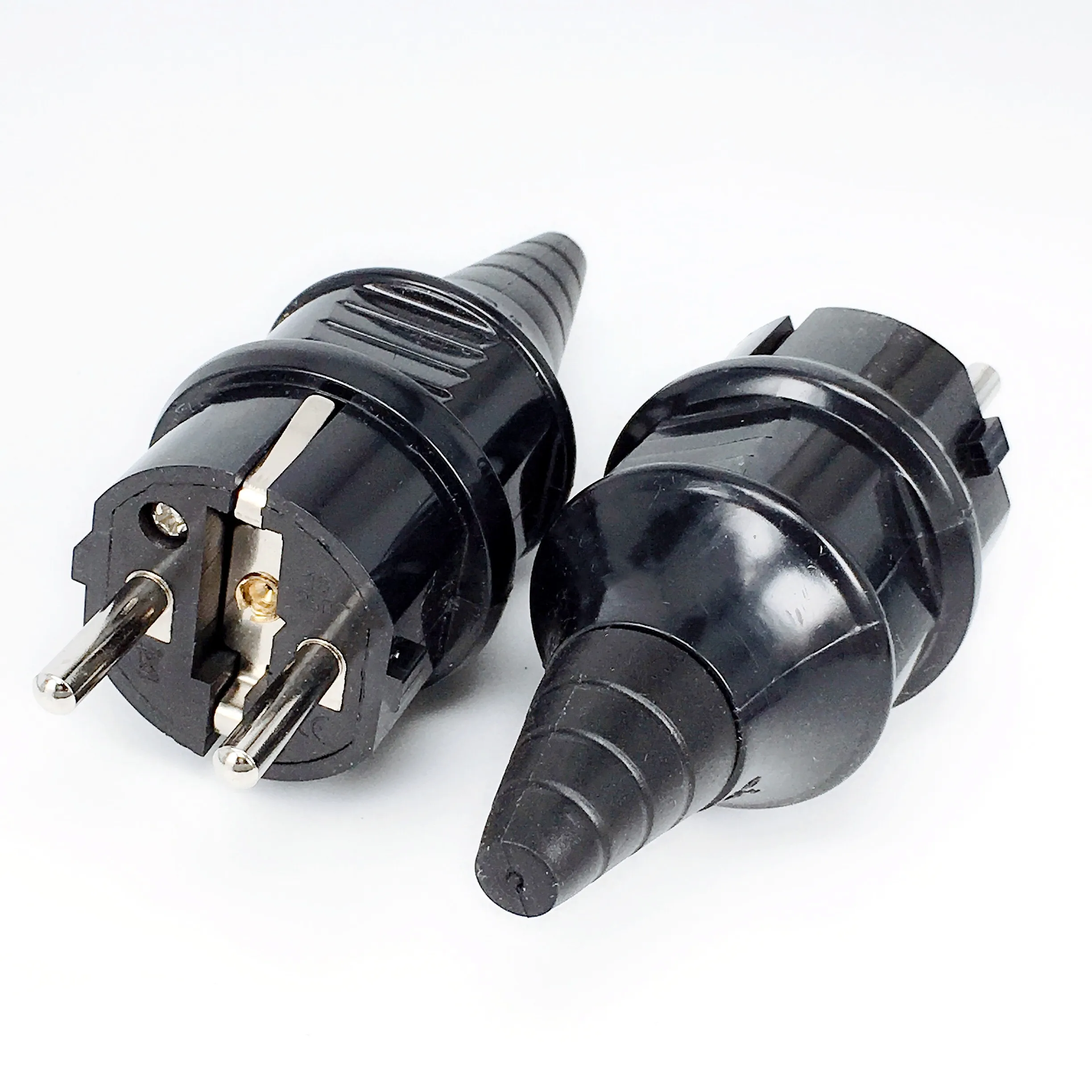 Штепсельная Вилка Schuko черная 250 В 16 А французская русская Корейская немецкая