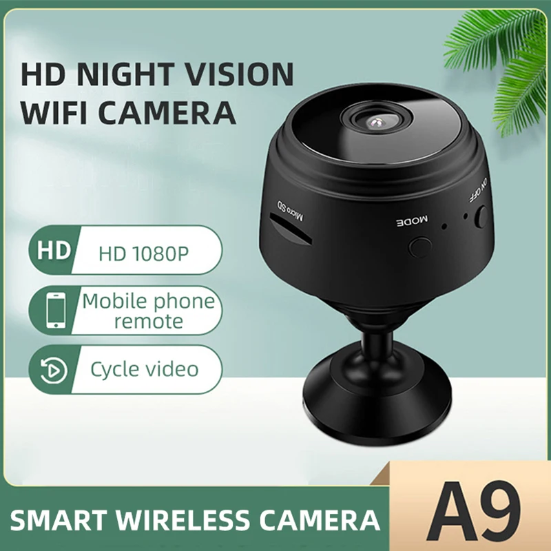 

IP-камера 1080P Беспроводная с поддержкой Wi-Fi и пультом ДУ