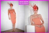 free shipping new style orange fashion mother of the bride dresses with lace jacket 2020 sheath chiffon dress