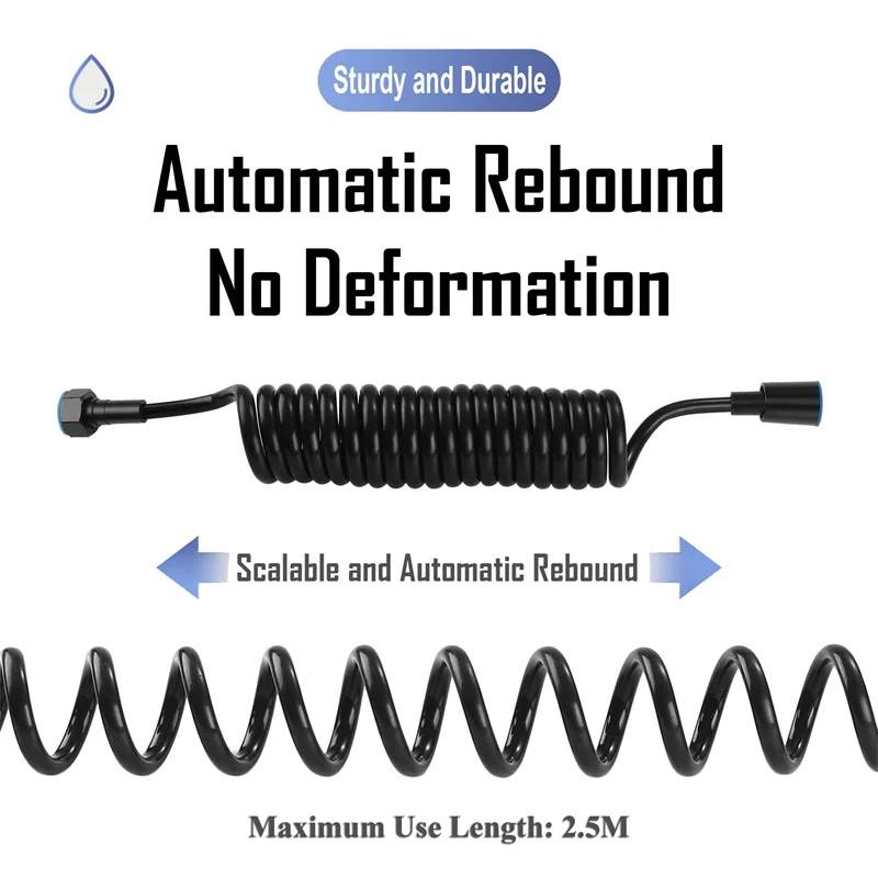 1 5 м/2 м сантехнические фитинги пружинная гибкая водопроводная труба выдвижная