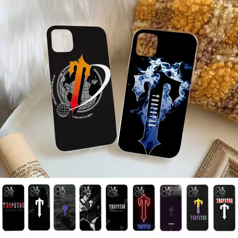 

T-TrapstarS Phone Case For iPhone 14 13 12 Mini 11 Pro XS Max X XR SE 6 7 8 Plus Soft Silicone Cover