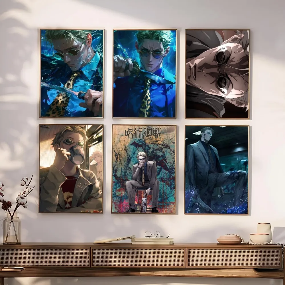 Jujutsu Kaisen Nanami Kento постер с принтом бумаги для дома гостиной спальни входа бара