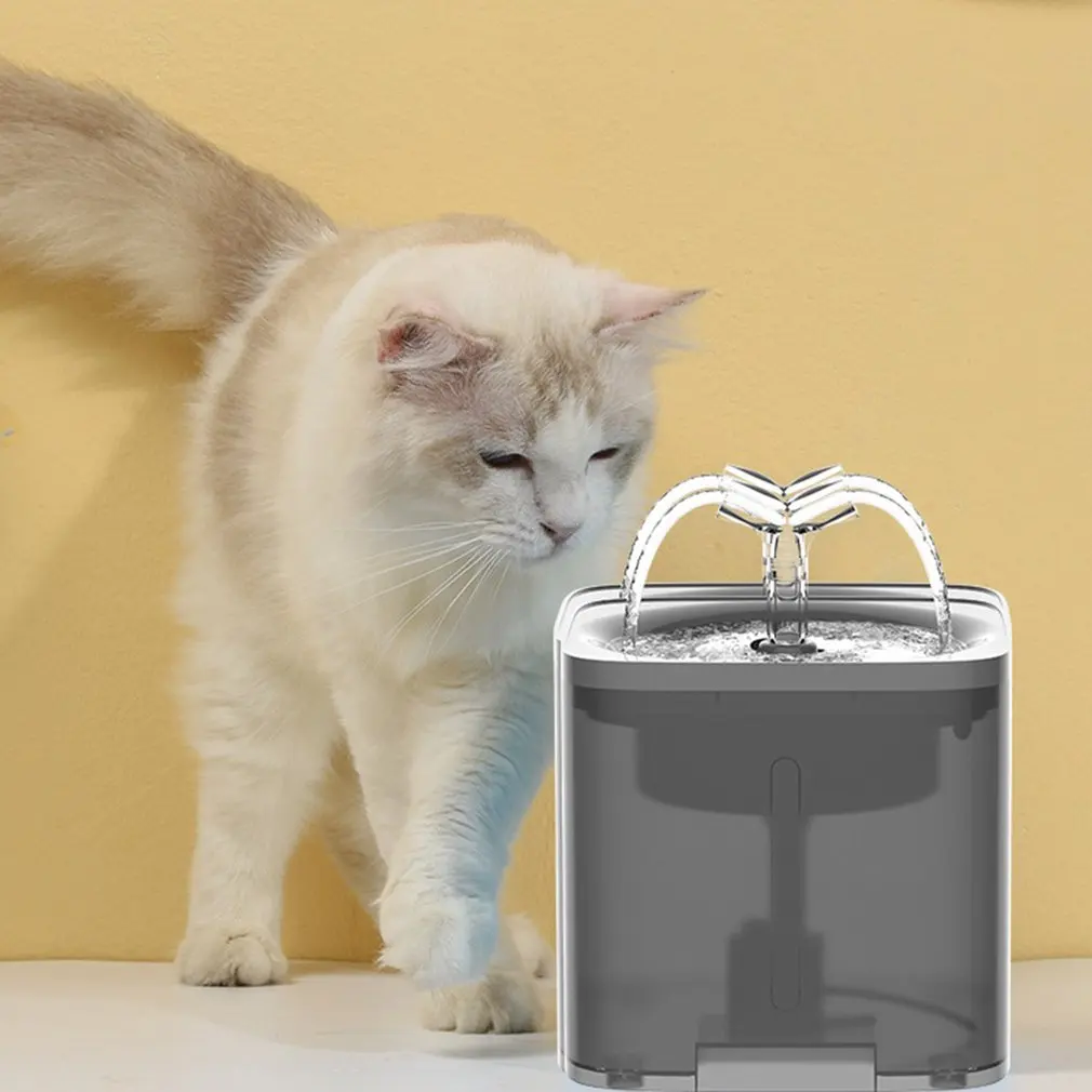 

2L Automatic Pet Cat Water Fountain Filter Dispenser Feeder Smart Drinker For Cats Water Bowl Kitten Puppy Dog Drinking Supplies