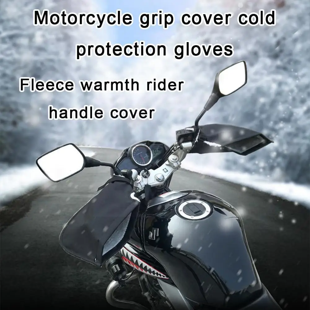 

Универсальная муфта на руль мотоцикла зимняя грелка для ветрового стекла термозащитные велосипедные перчатки с ручкой перчатки от холода ...
