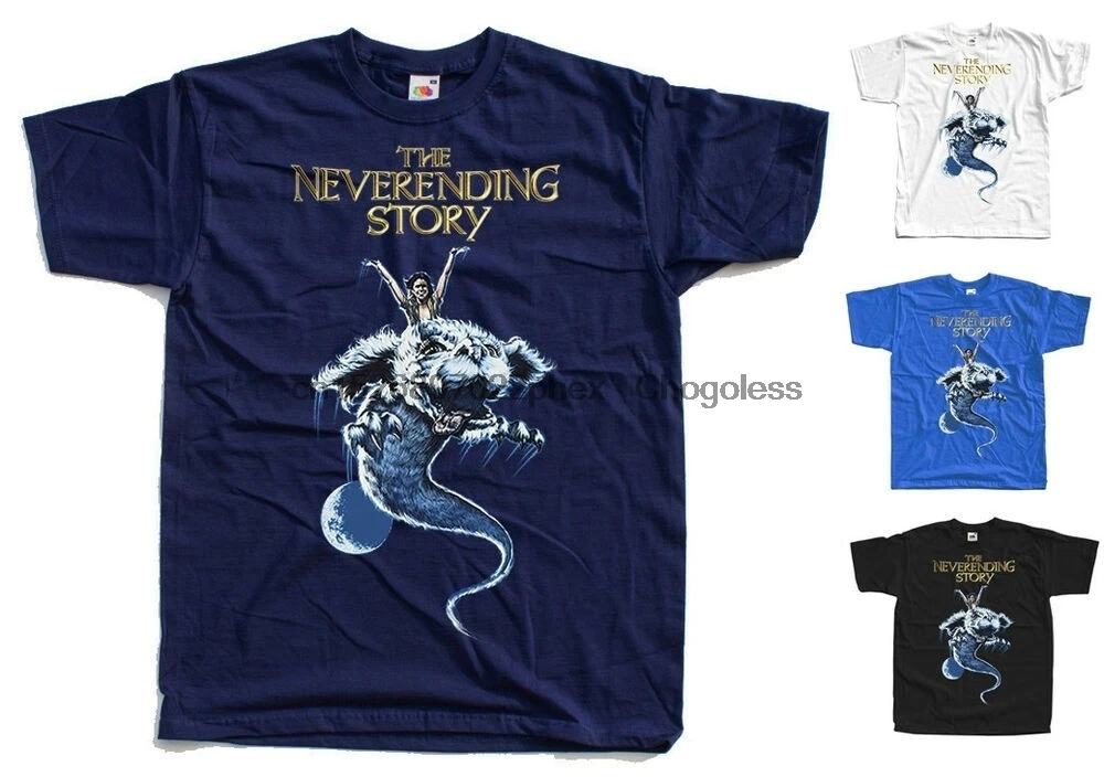 Футболка с постером фильма The NeverEnding Story 1984 100% хлопок размеры S-5XL v5 футболка |