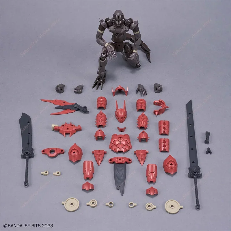Фото В наличии: Коллекционная модель робота-фигурки Bandai 30 Minutes Fantasy Dragonia Knight, подвижная аниме-фигурка, игрушка в подарок для детей №4