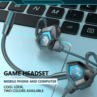 best pricepubg gaming earphones hifi stereo wired headset with dual mic noise cancelling earbuds for games conferencing communic