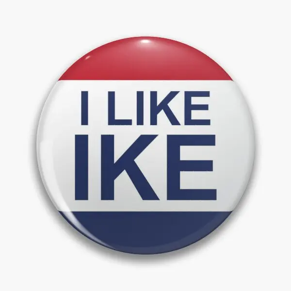 

The I Like Ike Soft Button Pin Creative Gift Badge Lover Hat Metal Clothes Cartoon Fashion Women Lapel Pin Collar Funny Brooch