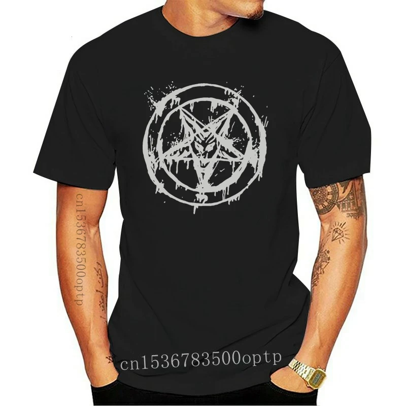 

PENTAGRAM LONG SLEEVE T-SHIRT GOTHIC BLOOD SATANIC DEVIL WORSHIP T SHIRT