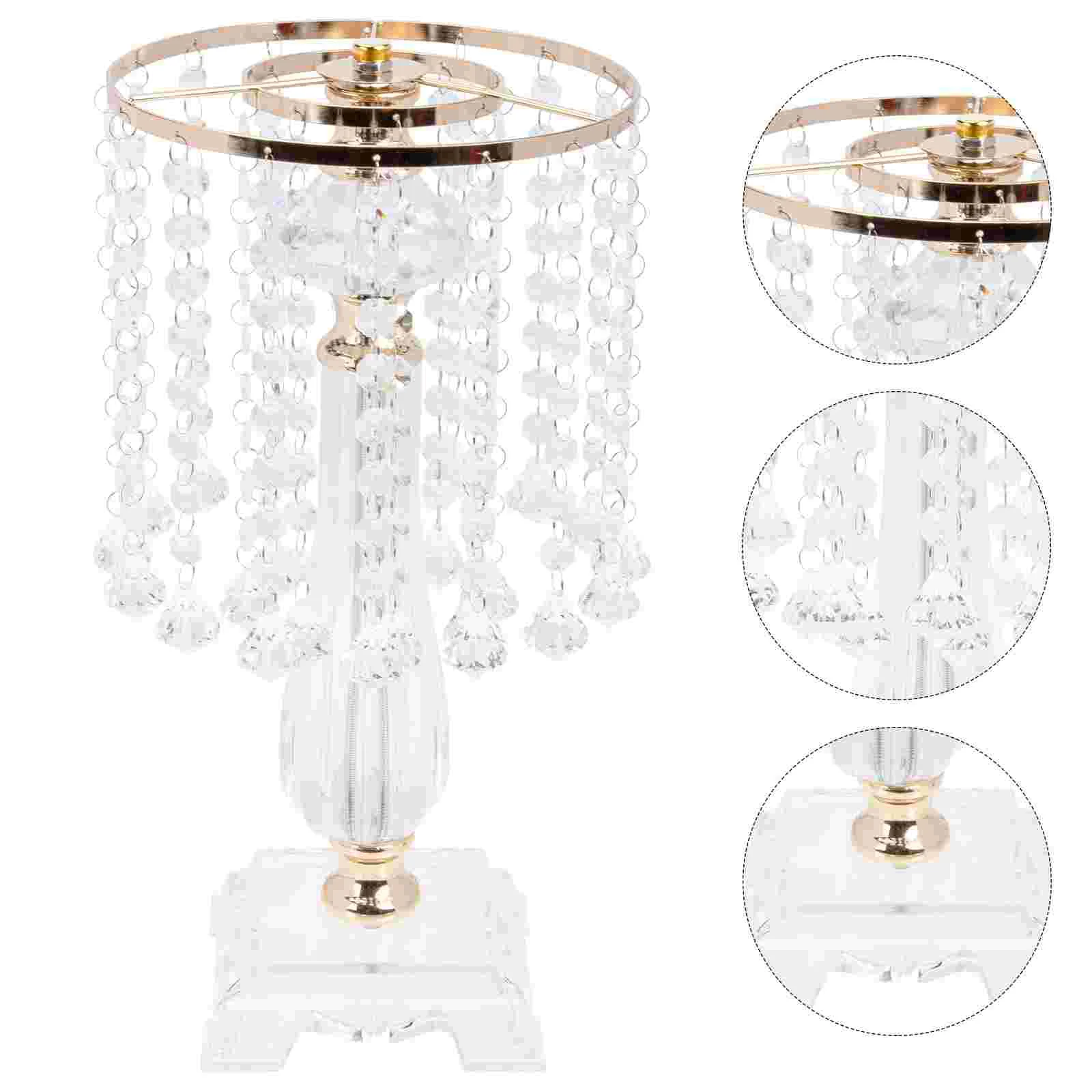 

Holder Crystal Standwedding Table Candlestick Holders Centerpieces Gold Flower Centerpiece Taper Candelabra Decorative