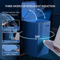 121417l automatic sensor trash can smart touchtrash can in the toilet room kitchen bathroom accessories sets cleaning tools