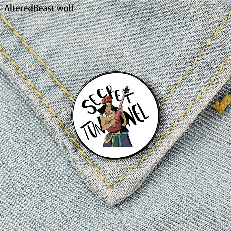 

SECRET TUNNEL Avatar Printed Pin Custom Funny Brooches Shirt Lapel Bag Cute Badge Cartoon enamel pins for Lover Girl Friends