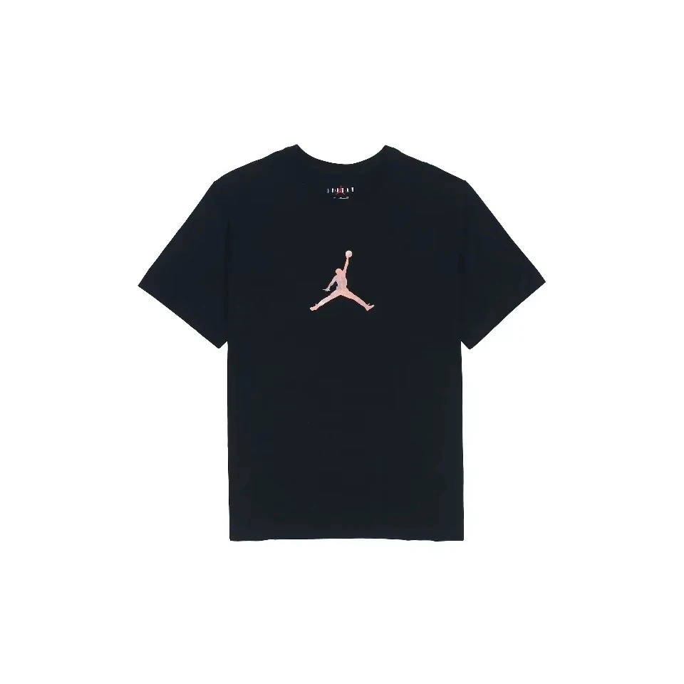 Мужская хлопковая спортивная повседневная футболка с короткими рукавами AIR JORDAN