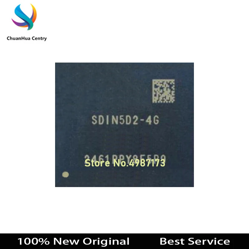 SDIN5D2-4G SDIN5D2 4GB BGA153 NAND EMMC Новая Оригинальная микросхема IC с шариками, 1 шт.