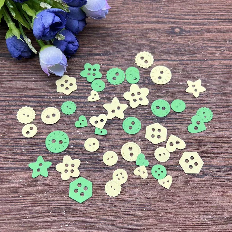 

New Button Frame Metal Cutting Dies Stencils For DIY Scrapbooking Decorative Embossing Handcraft Template